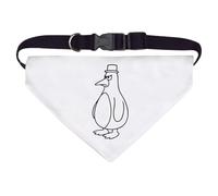 Azeeda Large 'Grumpy Penguin' Dog/Cat/Pet Bandana (PD00067866)