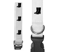 Azeeda Large 'Gumboots Silhouette' Dog Collar (PR00081962)