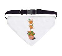 Azeeda Large 'Happy Peaches' Dog/Cat/Pet Bandana (PD00081836)