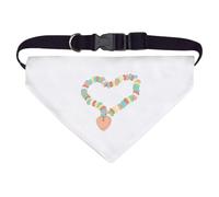 Azeeda Large 'Heart Candy Bracelet' Dog/Cat/Pet Bandana (PD00066840)