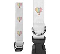 Azeeda Large 'Heart-Shaped Hot Air Balloon' Dog Collar (PR00078508)