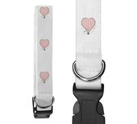 Azeeda Large 'Heart-Shaped Hot Air Balloon' Dog Collar (PR00078510)