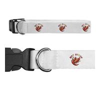 Azeeda Large 'Hot Stuff Chilli Pepper' Dog Collar (PR00083044)