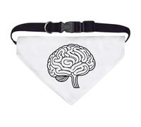 Azeeda Large 'Human Brain' Dog/Cat/Pet Bandana (PD00080770)
