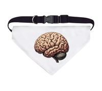 Azeeda Large 'Human Brain Side View' Dog/Cat/Pet Bandana (PD00075876)