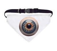 Azeeda Large 'Human Eyeball' Dog/Cat/Pet Bandana (PD00079122)