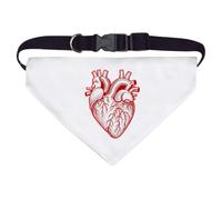 Azeeda Large 'Human Heart' Dog/Cat/Pet Bandana (PD00077064)