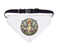 Azeeda Large 'Iris Garden Fairy' Dog/Cat/Pet Bandana (PD00068484)