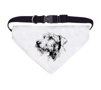 Azeeda Large 'Irish Wolfhound Portrait' Dog/Cat/Pet Bandana (PD00074414)