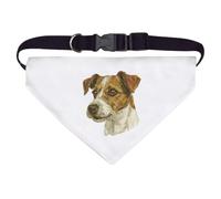 Azeeda Large 'Jack Russell Terrier Portrait' Dog/Cat/Pet Bandana (PD00075204)
