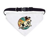 Azeeda Large 'Jumping Jack Russell' Dog/Cat/Pet Bandana (PD00079094)