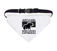 Azeeda Large 'Just a Capybara Lover' Dog/Cat/Pet Bandana (PD00070378)