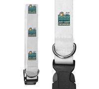 Azeeda Large 'Just Keep Swimming Pool' Dog Collar (PR00068454)