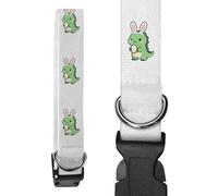Azeeda Large 'Kawaii Easter Dino' Dog Collar (PR00079824)