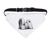 Azeeda Large 'Lhasa Apso Dog' Dog/Cat/Pet Bandana (PD00073796)