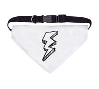 Azeeda Large 'Lightning Bolt Sketch' Dog/Cat/Pet Bandana (PD00076690)