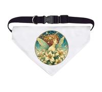 Azeeda Large 'Lily Garden Fairy' Dog/Cat/Pet Bandana (PD00068496)
