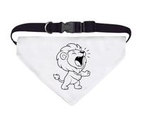 Azeeda Large 'Lion Roar' Dog/Cat/Pet Bandana (PD00072908)