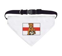 Azeeda Large 'Lioness With Football' Dog/Cat/Pet Bandana (PD00068008)