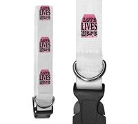 Azeeda Large 'Love Lives Here' Dog Collar (PR00078078)