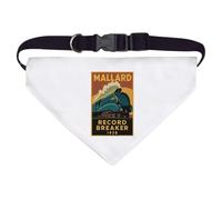 Azeeda Large 'Mallard Steam Train' Dog/Cat/Pet Bandana (PD00069512)