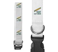 Azeeda Large 'Measure Twice Cut Once' Dog Collar (PR00072606)