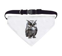 Azeeda Large 'Mechanical Owl' Dog/Cat/Pet Bandana (PD00076948)