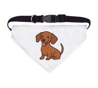 Azeeda Large 'Miniature Dachshund Dog' Dog/Cat/Pet Bandana (PD00066490)