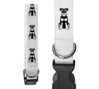 Azeeda Large 'Miniature Schnauzer Dog' Dog Collar (PR00085048)