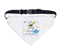 Azeeda Large 'More Than All The Stars' Dog/Cat/Pet Bandana (PD00083192)