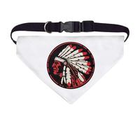 Azeeda Large 'Native American Chief Side View' Dog/Cat/Pet Bandana (PD00071370)