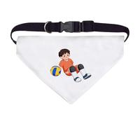 Azeeda Large 'Netball Player & Ball' Dog/Cat/Pet Bandana (PD00082218)