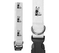 Azeeda Large 'Norwich Terrier Portrait' Dog Collar (PR00072306)