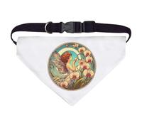 Azeeda Large 'Orchid Garden Fairy' Dog/Cat/Pet Bandana (PD00068576)