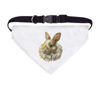 Azeeda Large 'Ornate Renaissance Rabbit' Dog/Cat/Pet Bandana (PD00079822)