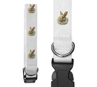 Azeeda Large 'Ornate Renaissance Rabbit' Dog Collar (PR00079772)