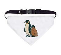 Azeeda Large 'Penguin Mother & Chick' Dog/Cat/Pet Bandana (PD00071044)