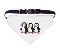 Azeeda Large 'Penguin Parade' Dog/Cat/Pet Bandana (PD00073002)