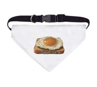 Azeeda Large 'Perfect Sunny Side Up Egg on Toast' Dog/Cat/Pet Bandana (PD00079464)