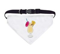 Azeeda Large 'Pina Colada Cocktail' Dog/Cat/Pet Bandana (PD00066672)