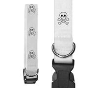 Azeeda Large 'Pirate Skull and Crossbones' Dog Collar (PR00072076)