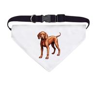 Azeeda Large 'Pixel Style Vizsla Dog' Dog/Cat/Pet Bandana (PD00077484)
