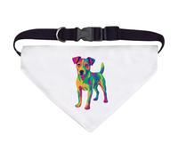 Azeeda Large 'Pop Art Jack Russell' Dog/Cat/Pet Bandana (PD00066494)