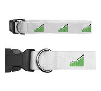 Azeeda Large 'Profit Chart Curve' Dog Collar (PR00075094)