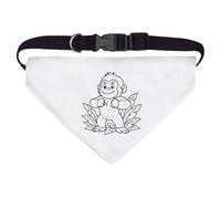 Azeeda Large 'Proud Baby Gorilla' Dog/Cat/Pet Bandana (PD00070400)