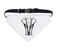 Azeeda Large 'Proud Elephant' Dog/Cat/Pet Bandana (PD00070572)