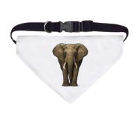 Azeeda Large 'Proud Elephant' Dog/Cat/Pet Bandana (PD00070574)