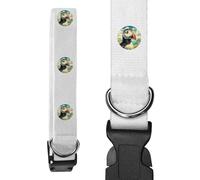 Azeeda Large 'Puffin Bird Portrait' Dog Collar (PR00067532)