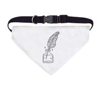 Azeeda Large 'Quill and Ink Bottle ' Dog/Cat/Pet Bandana (PD00066370)