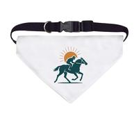 Azeeda Large 'Race Horse & Jockey' Dog/Cat/Pet Bandana (PD00068044)